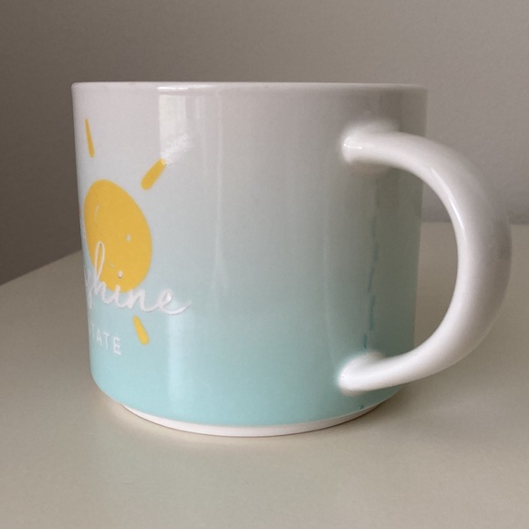 The Sunshine State Sun Sunny Florida Ombré Coffee Mug Porcelain Threshold Target - Picture 3 of 11